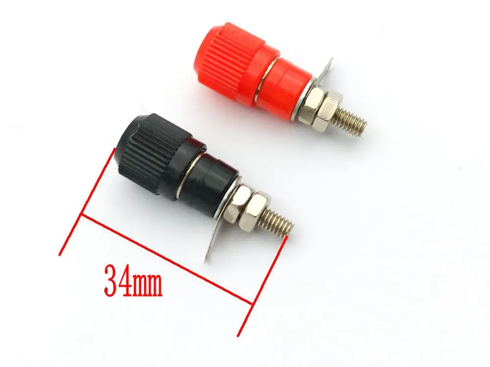 50pcs/100pcs high quality Binding Post for Speaker 4mm Banana plug adapter