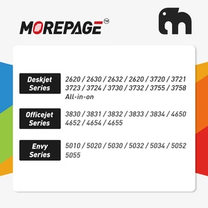 MorePage Returned Tinte Cartuch 304xl, HP304 Pain Carttrish, HP 304 XL Neid 5010 5020 5030 5032 5034 2630 Deskjet 2632 2620 3720 3721 6 Hauptverkaufsdrucker HP -Drucker - №4