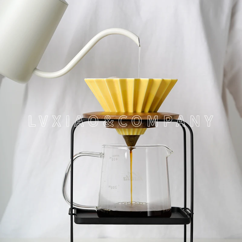 1-2 Cups Origami Ceramic Coffee Dripper Pour over dripper Coffee Ceramic Cup Made in Japan Elegant & Modern Pour Over