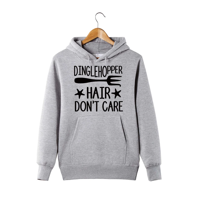 

2020 Dinglehopper Hair Don't Care Hoodie Little Mermaid Sweatshirt Women Hoodies With Sayings The Mermaid Hooded Pullover