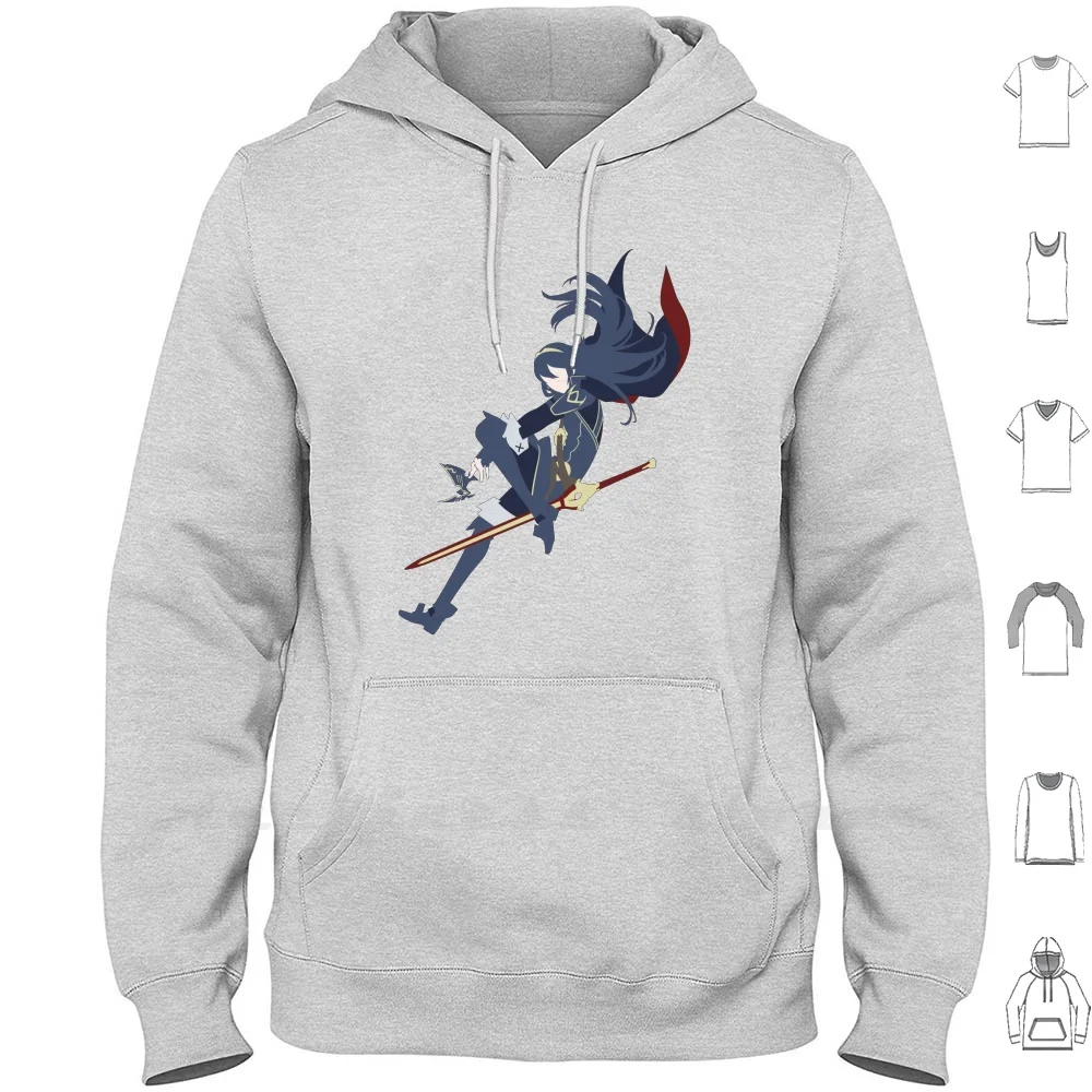 Fire Emblem : Awakening-Lucina Hoodie Big Size Fire Emblem Lucina Minimalist Vector