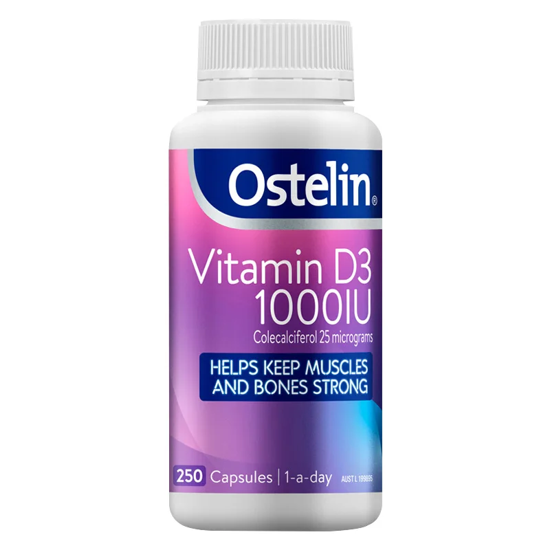 

Osterlin Natural Vitamin D3 Capsules 250 Capsules/Bottle Free Shipping