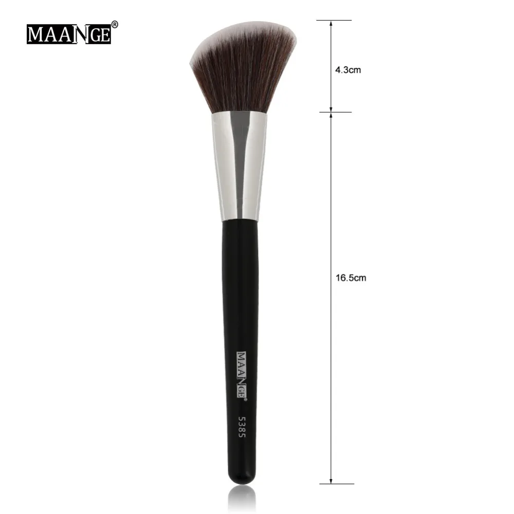 MAANGE 큰 앵글 탑 루즈 파우더 메이크업 브러쉬, 파운데이션 컨투어 블러셔, 얼굴 뺨 화장품, 뷰티 메이크업 브러쉬 도구, 1 개