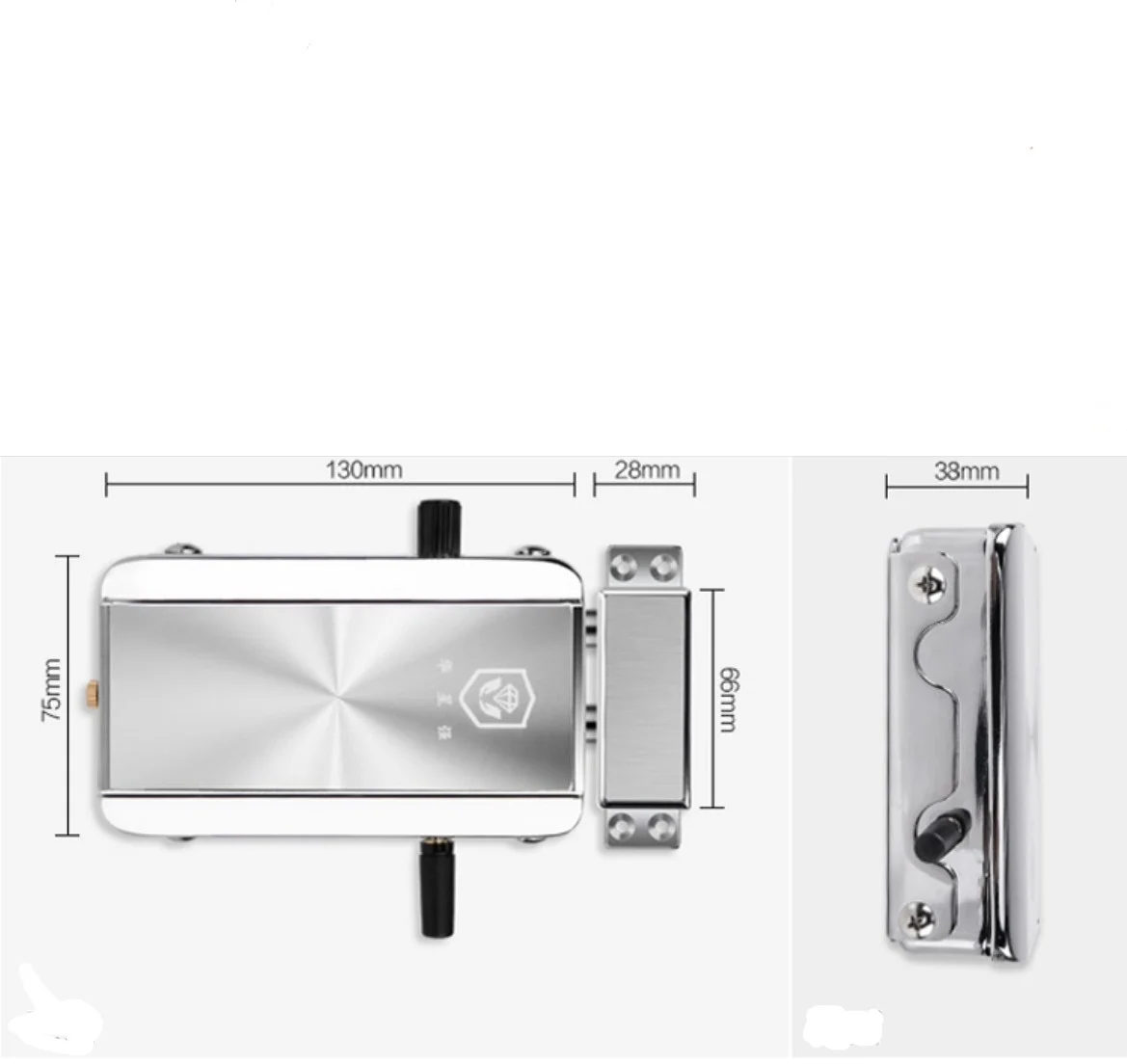 Imagem -04 - Bloqueio de Controle Remoto Inteligente Instalado sem Perfuração Bloqueio Automático com Indução Desbloqueio por Bluetooth para Celular