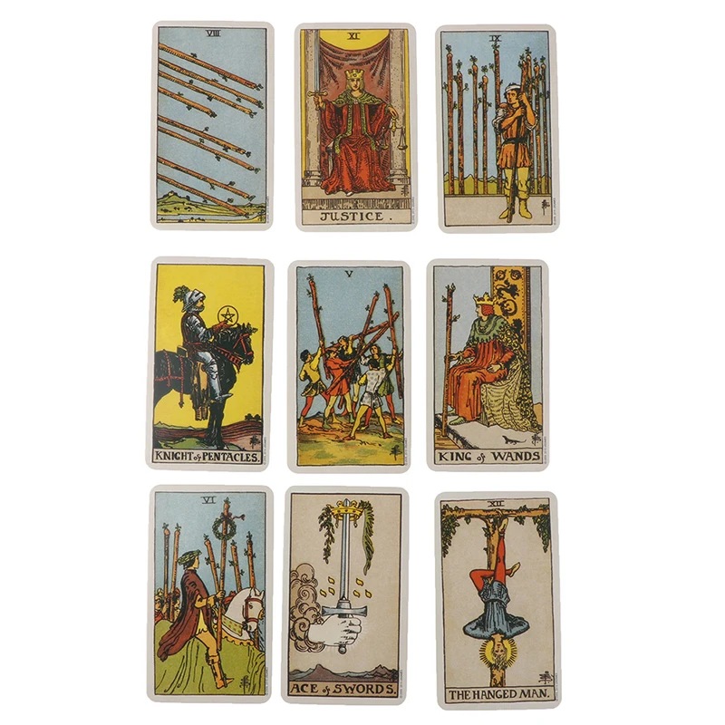 1 Hộp Mini Kể Chuyện Trò Chơi Bài Ma Thuật Smith Thẻ Bài Tarot Sàn Tàu Bản Bí Ẩn Tarot Board Game 78 Thẻ