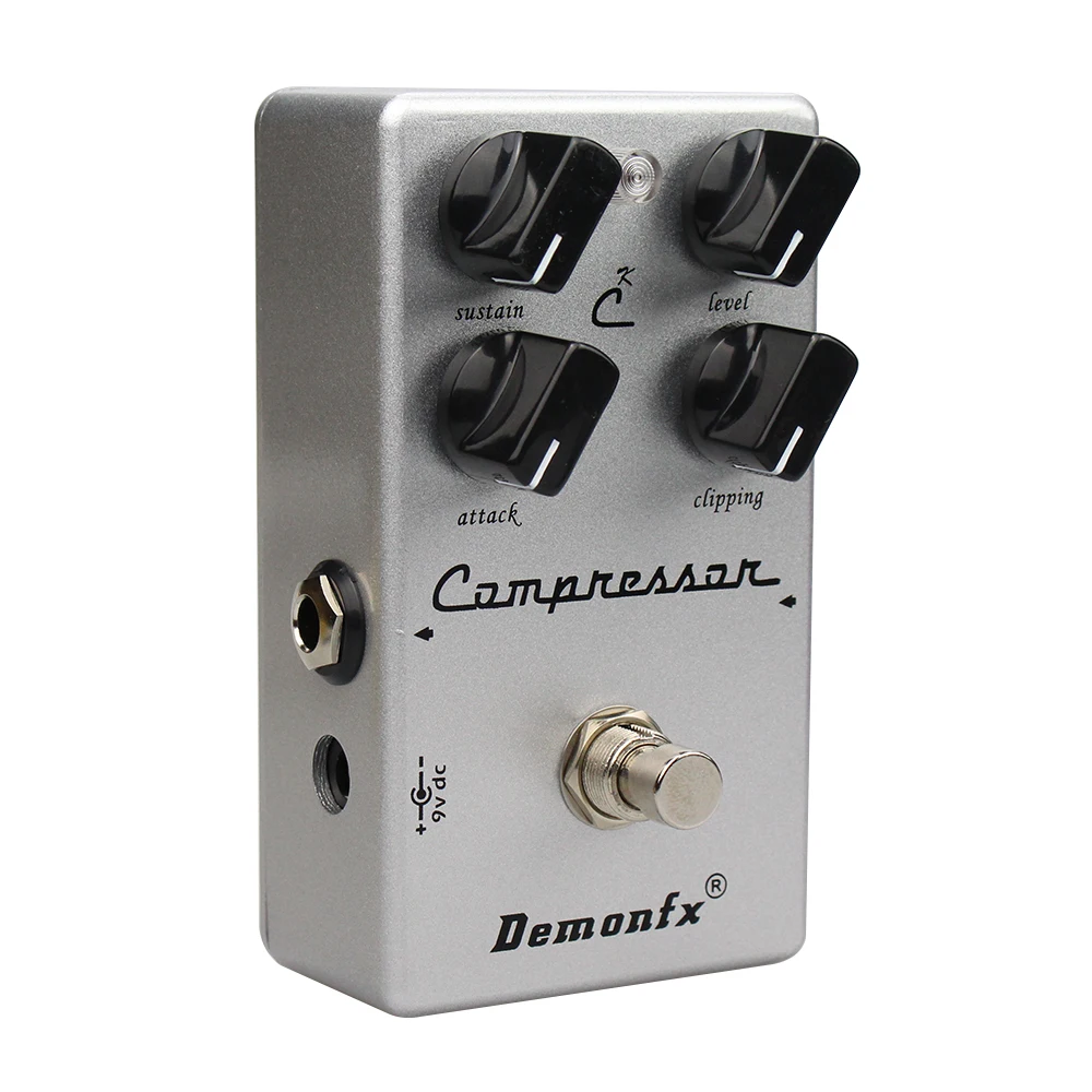 Compresor CK (C4) de alta calidad, Pedal de efecto de guitarra, compresor de 4 perillas Demonfx