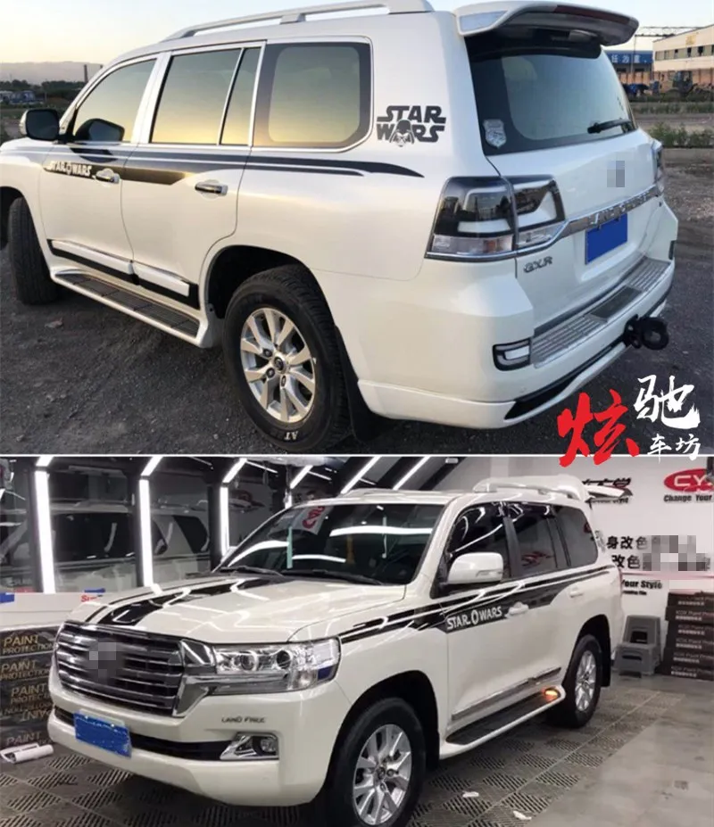 

Car stickers FOR Toyota Land Cruiser LC200 2008-2021 body exterior modification custom decorative decal film