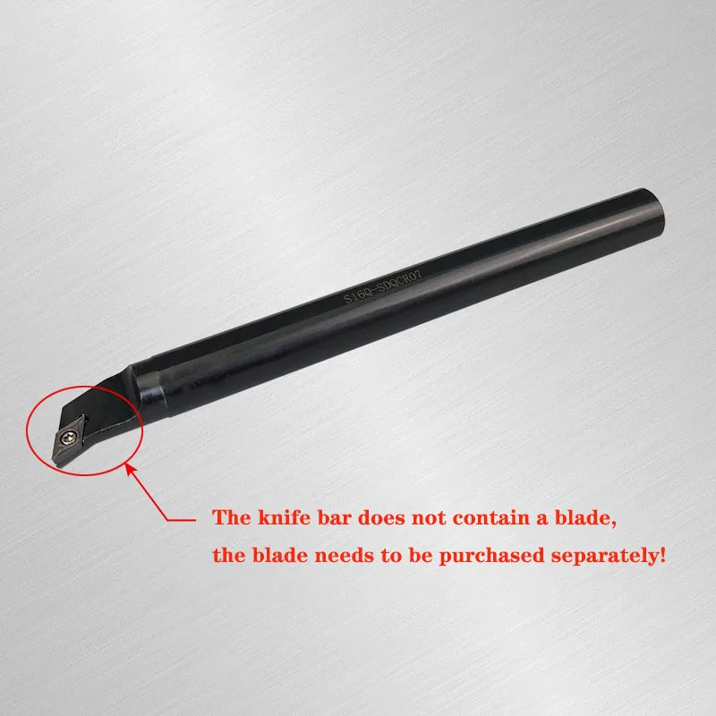 S Type Inner Hole Turning Tool Holder SDQCR CNC Tool Holder 107°30′ Boring Tool Holder