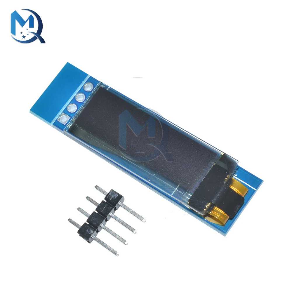 0.91 "Inch Oled Display Module 128*32 Blauw/Witte Kleur Controller Iic I2C Interface 4 Pin 3.3V/5V Voor Arduino