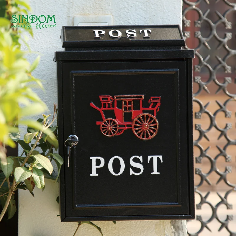 Outdoor Lockable Letter Mailbox for House, Aluminium, High Quality, New Style