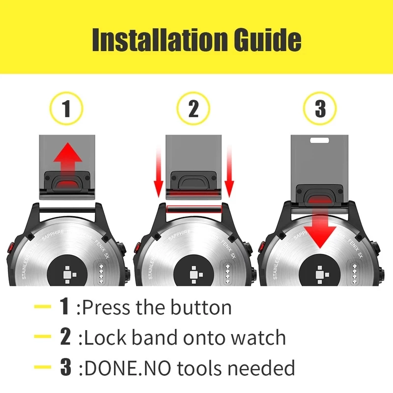 Correa de silicona para reloj Garmin Fenix 7S Pro 6SPro 5S, repuesto rápido, 20mm, 43mm