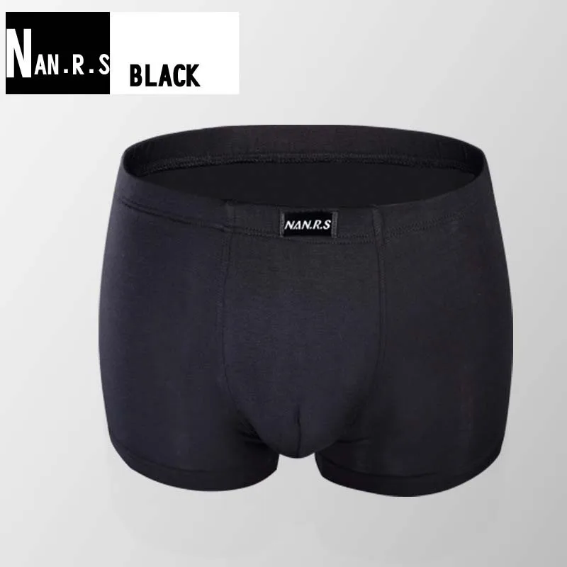 Men\'s Underwear Boxer Shorts Bamboo Fiber Solid Color Male Pants Breathable Underpants Boxer For Men Pantalones Para Hombres New