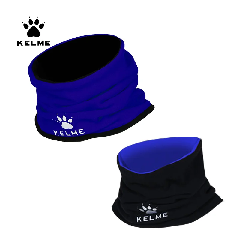 KELME Running Neckerchief Caps Soccer Children Training Mask Neck Collar Circle Warm Sports Wind Face Protection K15Z910C