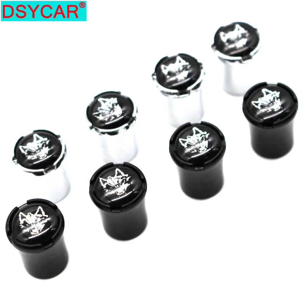 

DSYCAR 4Pcs/Set Car Styling Zinc Alloy Car Tire Valve Caps Wheel Tires Tire Stem Air Cap Airtight Covers