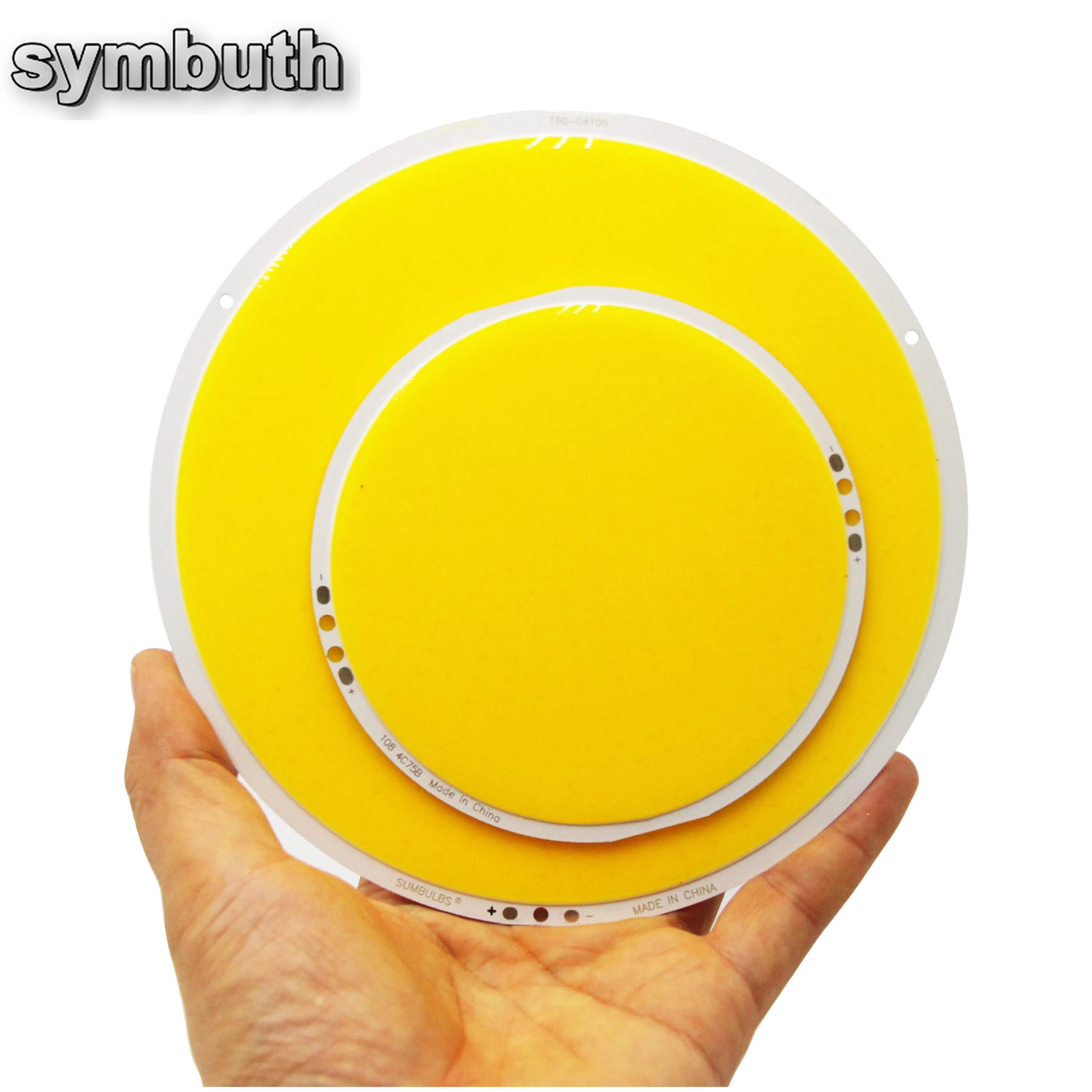 108mm 160mm Circular LED COB Source 50W 200W Round Super Bright Warm Cold White Lamp Bulb for DIY Light