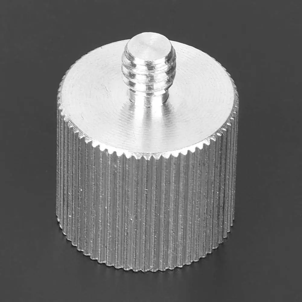 2Pcs อลูมิเนียมอัลลอยด์อะแดปเตอร์,ระดับวงเล็บสกรูแปลง Nut,universal 1/4ถึง5/8ระดับสกรูยึดอุปกรณ์เสริม