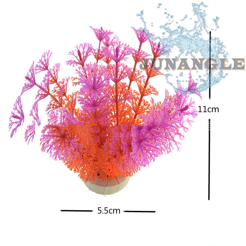 Aquarium Decoration Plastic Ornaments, False Seaweed Flower, Fish Tank Landscaping