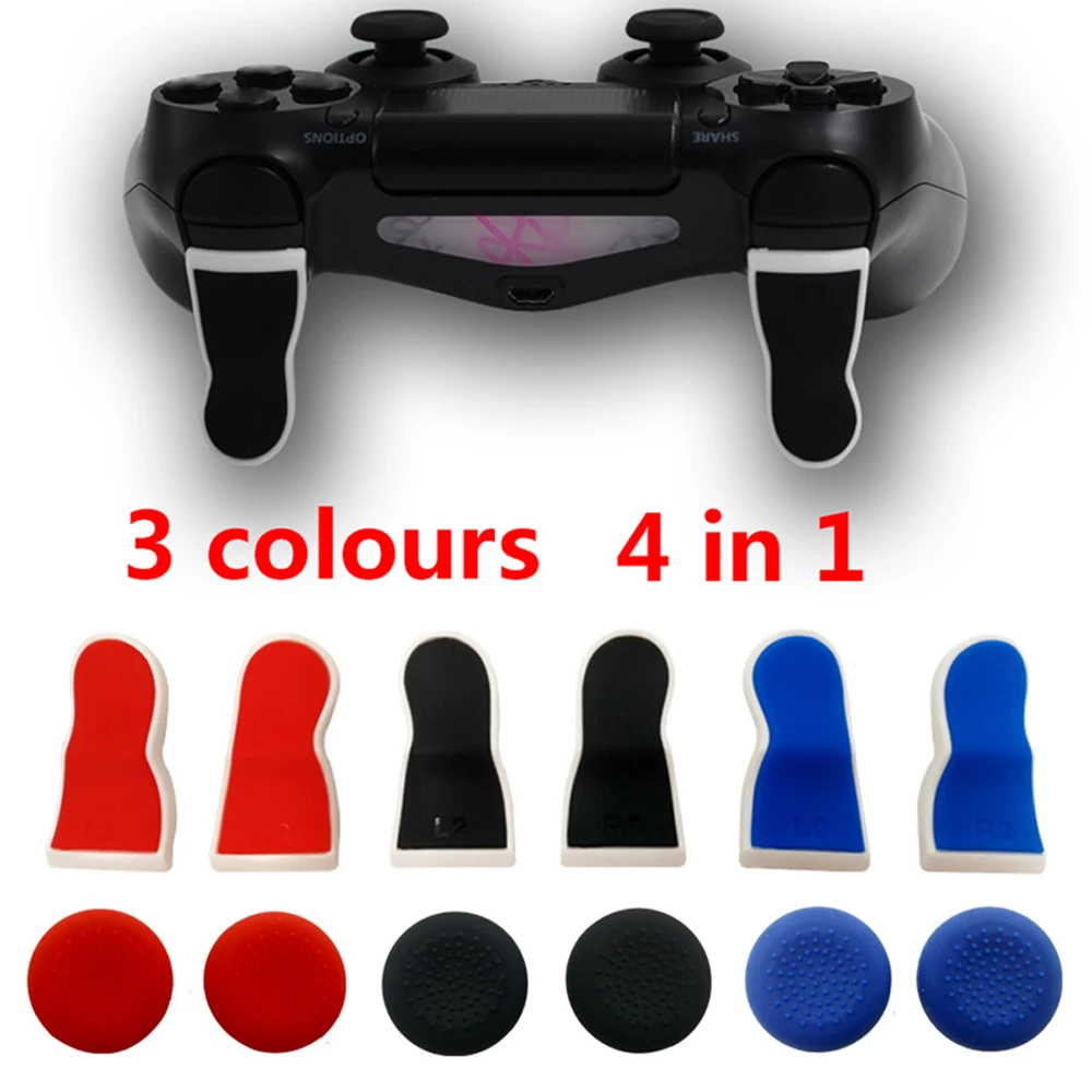 

10 Sets Anti Slip L2 R2 Extended Trigger Buttons Cover Kit For Sony PlayStation PS4 Controller