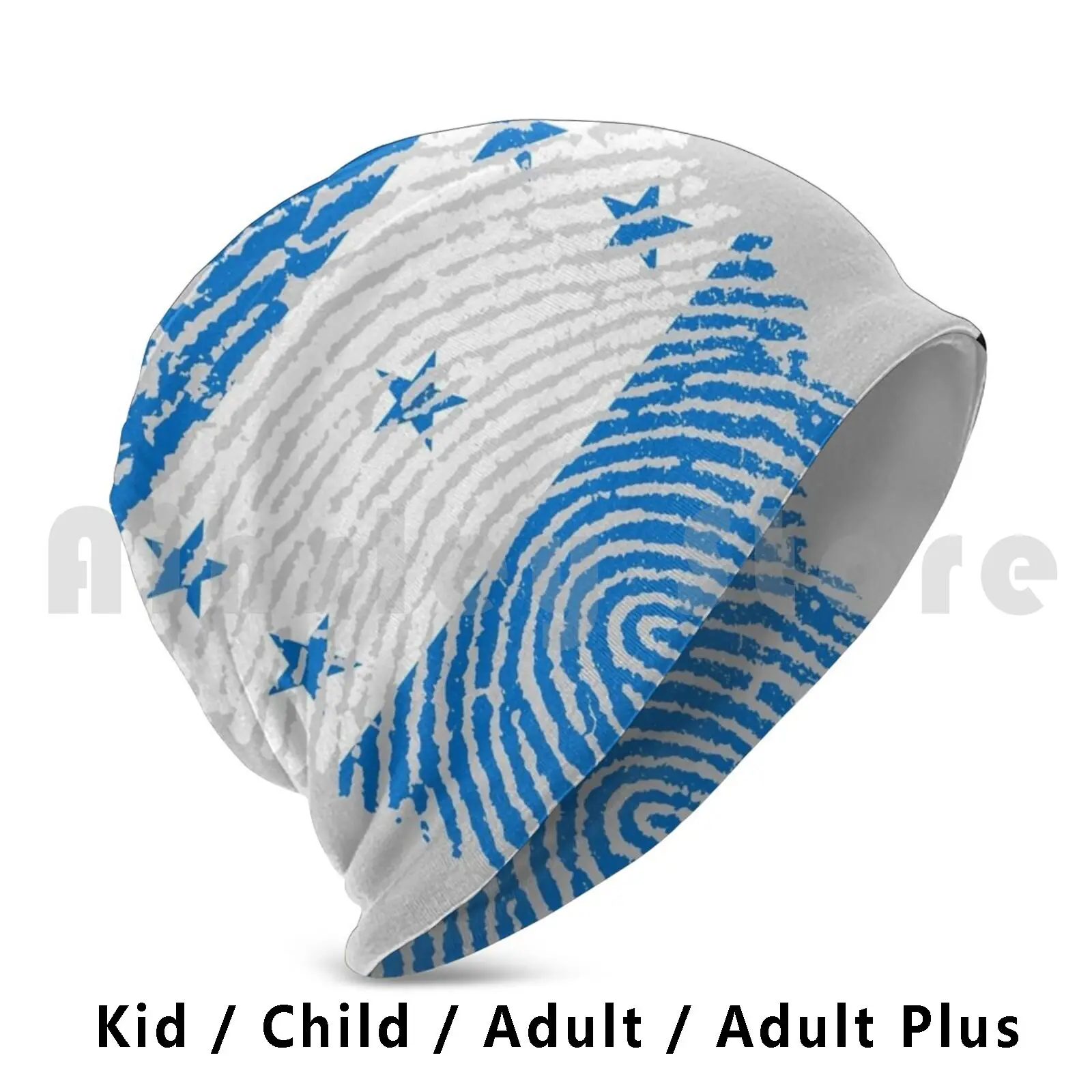 Identidad Honduras Beanies Pullover Cap Comfortable Honduras Flag Of Honduras Honduras Flag Honduras Fingerprint