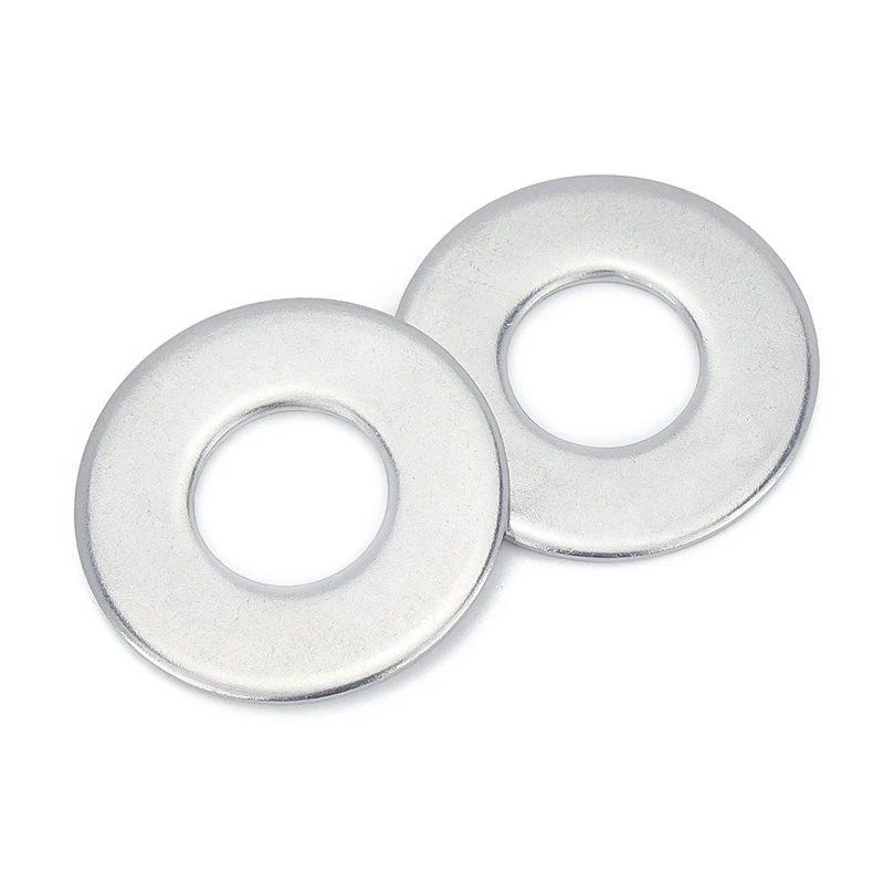 5PCS-100PCS M1 M1.2 M1.4 M1.6 M2 M2.5 M3 M4 M5 M6 M8 M10 to M16 DIN125 304 Stainless Steel Flat Washer Plain Washer Gasket Rings