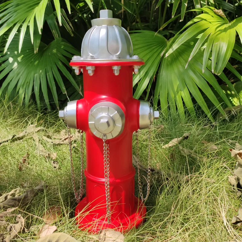 14.5 Inch Tall Dog Hydrant Puppy Training Pee Post Statue Sturdy and Durable Fix with 4 Studs For Jsys