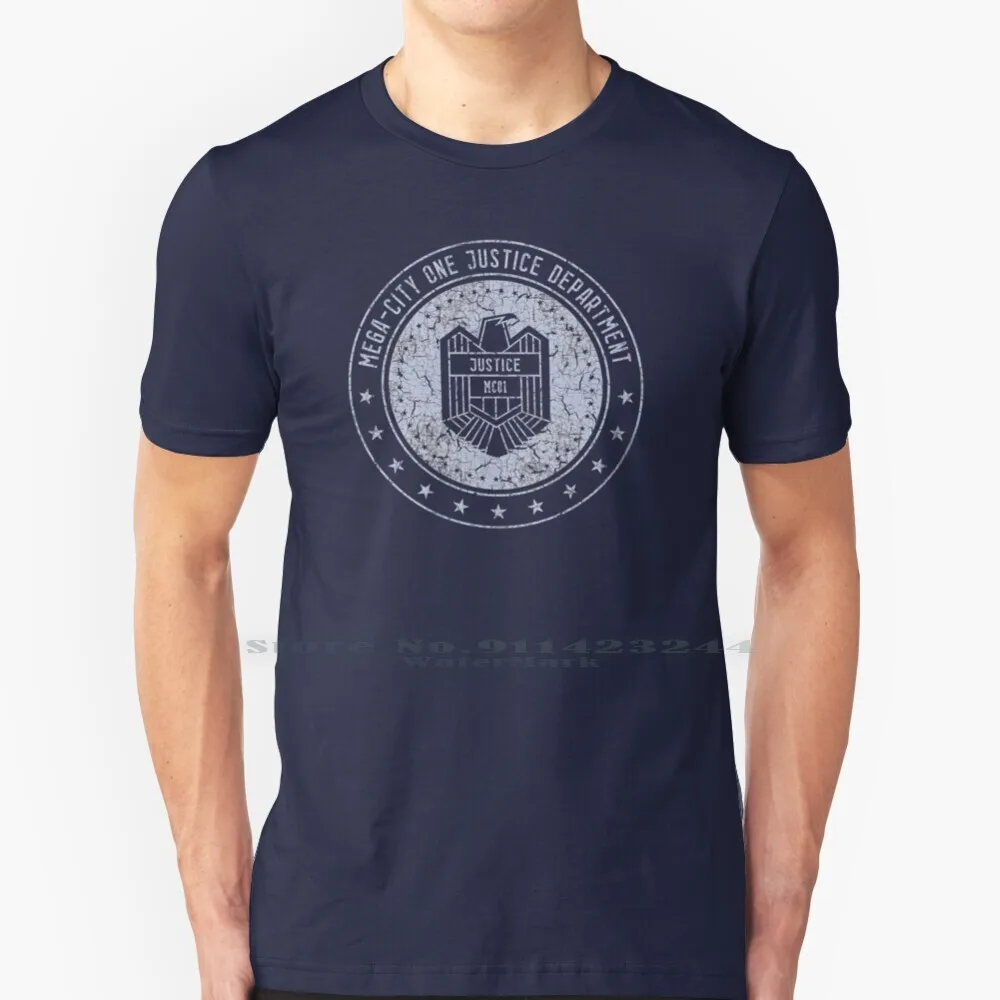 Mega-City One Justice Department ( Dredd ) T Shirt 100% Pure Cotton Mega City One Justice Department Judge Dredd Pete Travis