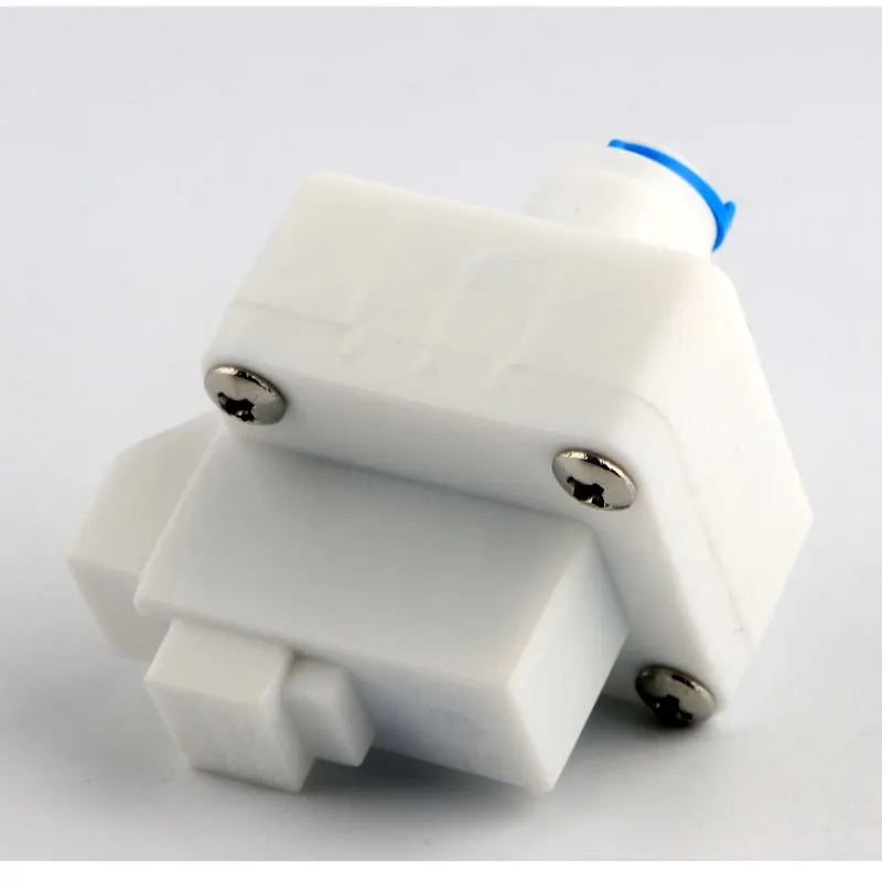 RO 정수기 부품 저압 밸브 스위치 1/4 "OD 호스 빠른 연결 역삼투 시스템 필터 액세서리