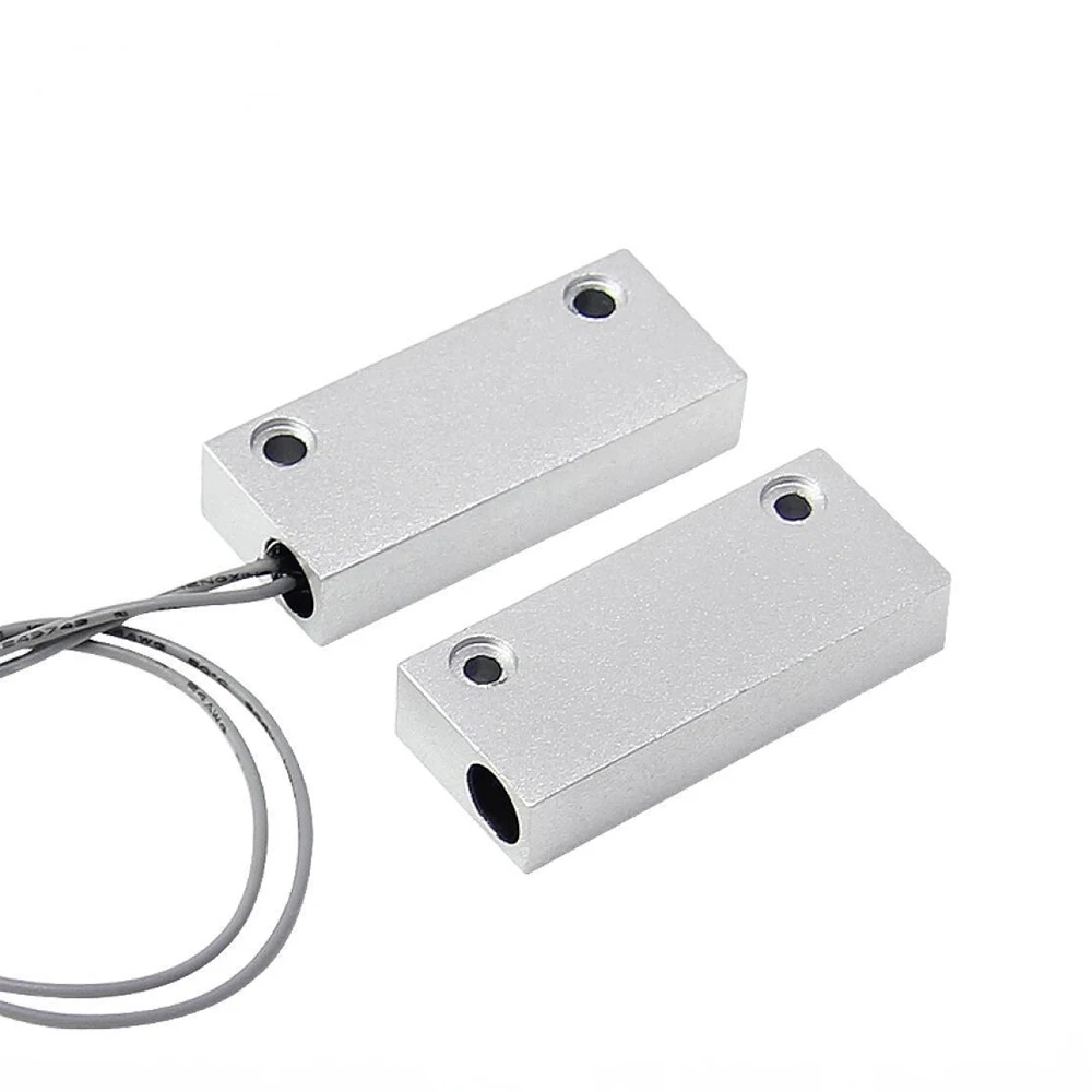 Waterdichte Aluminium Wired Deur Raam Magnetische Sensor Switch Sensor Voor Alarmsysteem