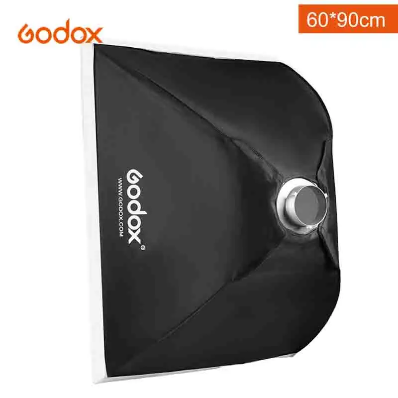 Godox Softbox Bowens 60*90ซม.ถ่ายภาพแสงร่มสำหรับสตูดิโอถ่ายภาพแฟลช Speedlite สำหรับ GODOX DE300 DE400 SK300