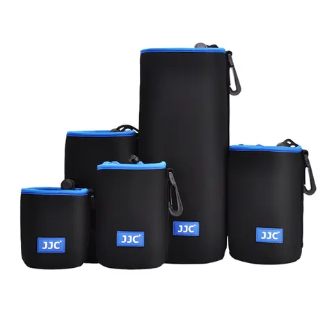 JJC Drawstring Camera Bag Lens Case Pouch for Canon Nikon Fuji Sony Olympus DSLR Lens Accessories Protector Bag for the Camera