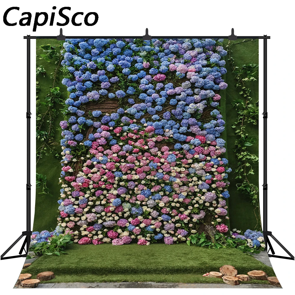 

Capisco Свадебные садовые цветы фон для фотосъемки с изображением девочек, носки-тапочки для взрослых, художественного портрета Путешествия Фото фон для фото-студии реквизит