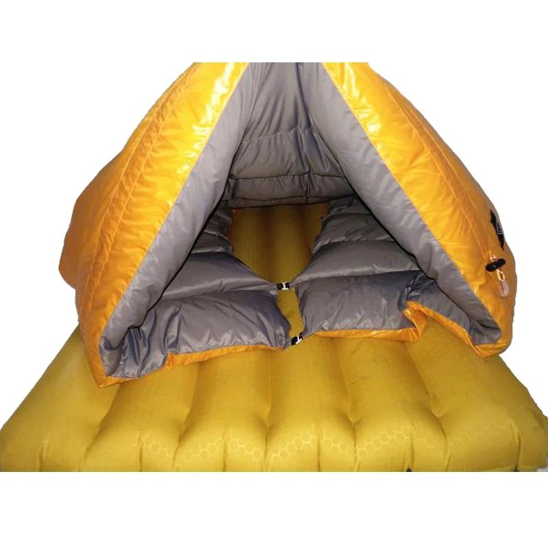 FLAME\'S CREED Large Ultra Light Down Winter Sleeping Bag Adult Outdoor Camping 90% White Duck Down Sleeping Bag Keep Warm