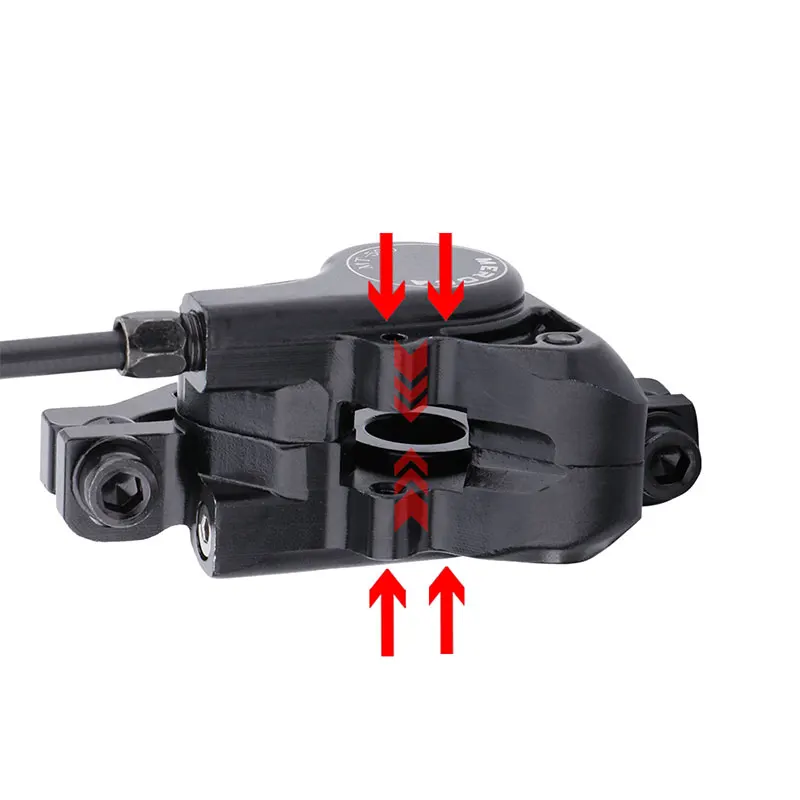 MEROCA MT500 bicycle hydraulic brake 2 piston disc brake is suitable for mountain color bicycle hydraulic brake accessories