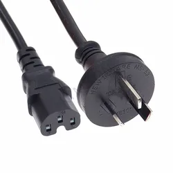 AU Power Cord 1.8m SAA Australia AS3112 Plug to IEC C15 Extension Cable For Rice cooker Electric heating kettle grooved 3G1.0mm