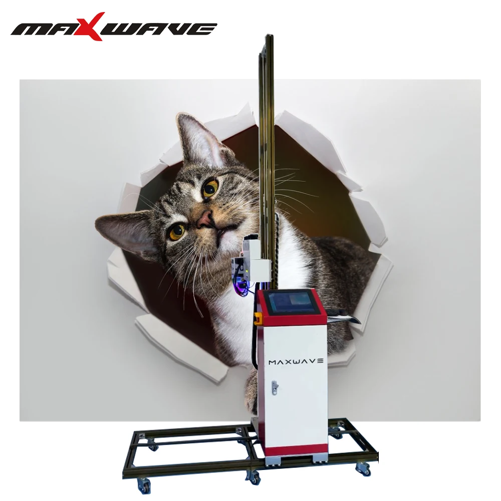 Maxwave Factory Sale With Professional Service For Wall Printer Printing Machine 3D Effect With High Quality