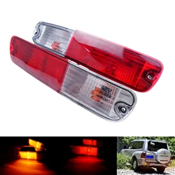 ANGRONG Rear Bumper Reflector Light L&R For Mitsubishi Pajero Montero Shogun V73 V77 2002-2006