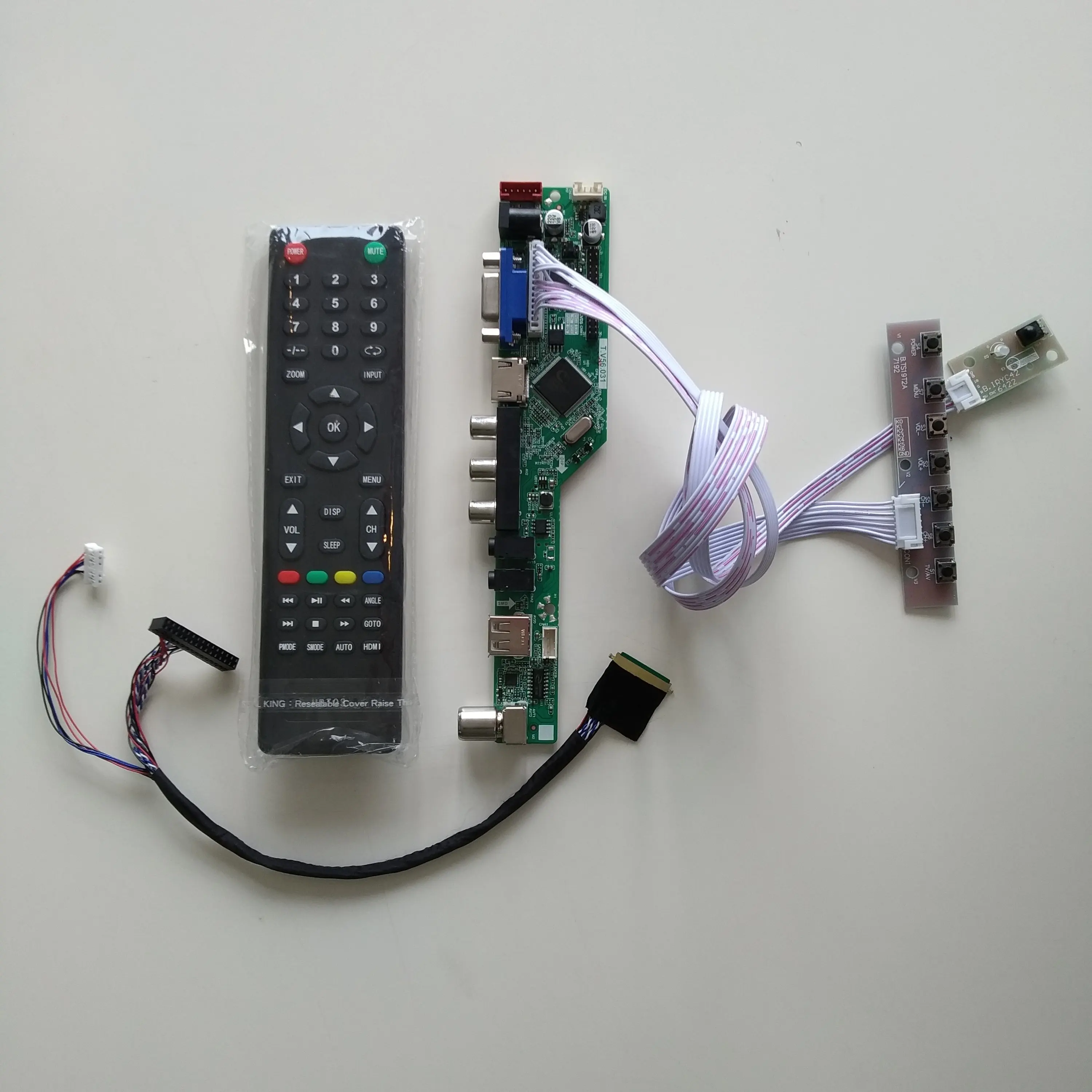 

TV Controller Board kit AV USB VGA AUDIO HDMI-compatible For LTN173KT01 LTN173KT02 LTN173KT03 1600X900 17.3" LCD LED screen