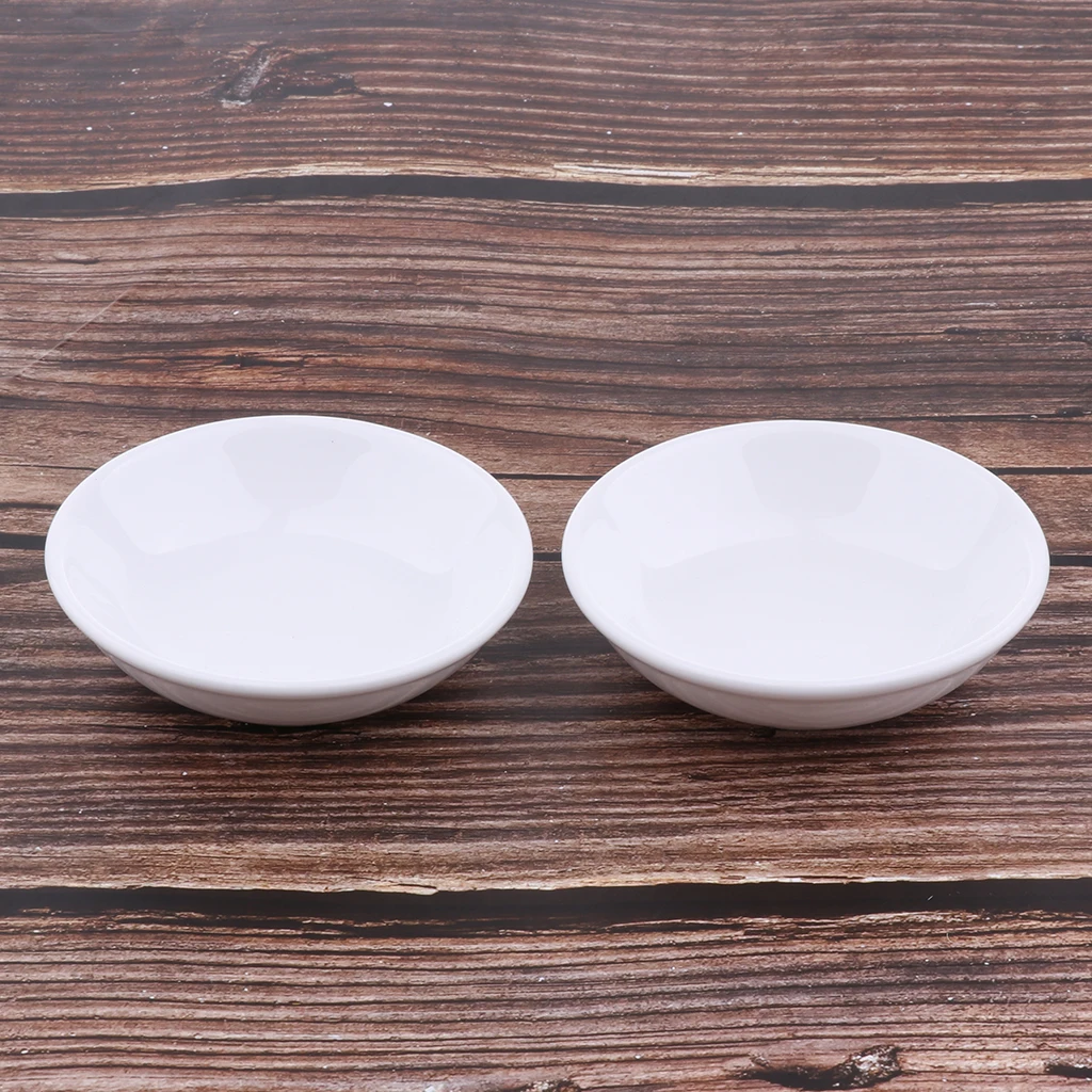 2 Pcs Ceramic Aroma Lamp Dish Plate Lid for Electric Fragrance Diffuser Lamp Oil