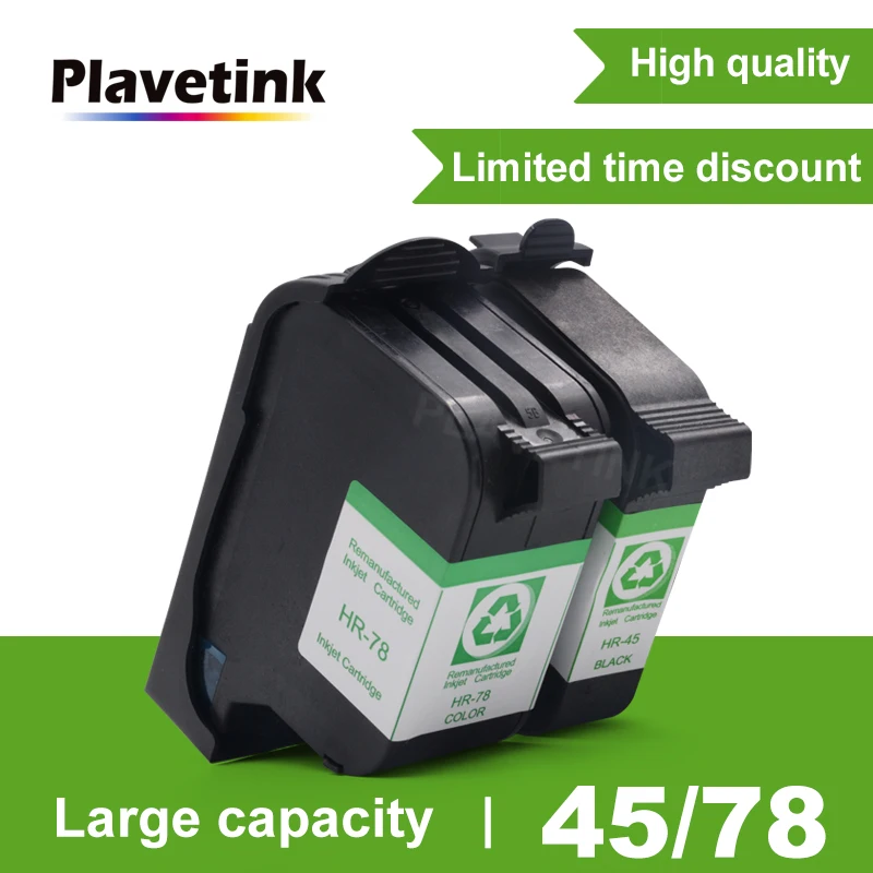 Plavetink 45 ink cartridge for HP 45 78 cartridge for HP45 for HP78 for HP deskjet 1220c 3822 6122 6127 930c 940c 950c printers