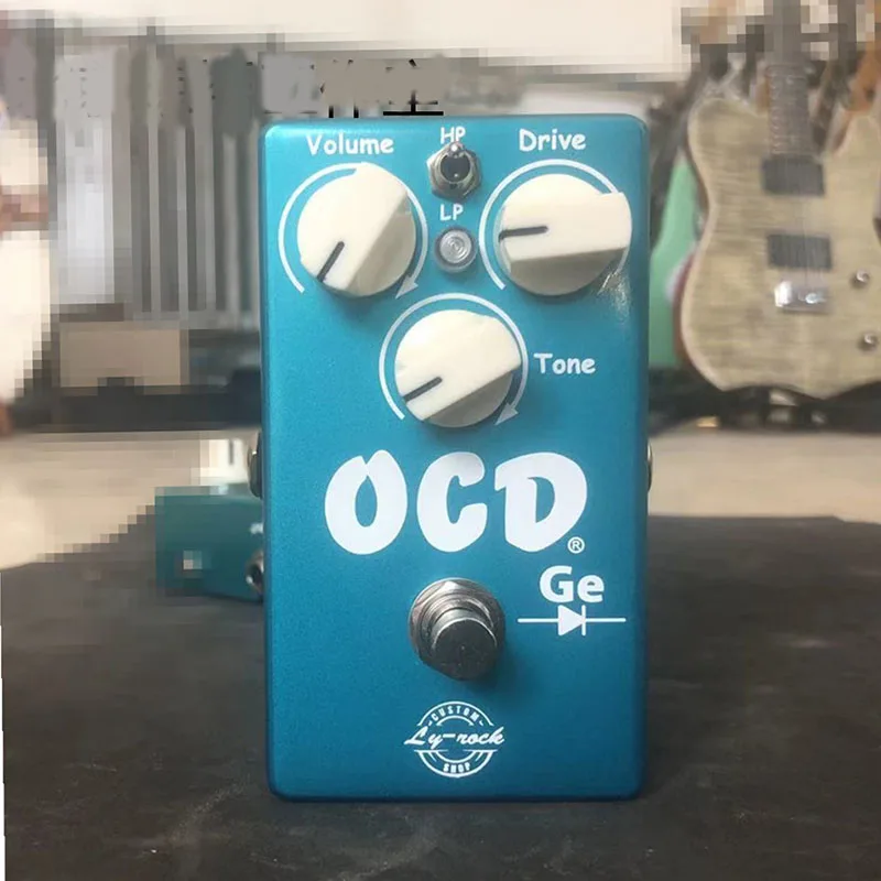 LY ROCK OCD روك الغيتار الكهربائي الزائد دواسة المؤثر الجرمانيوم أنبوب النسخة الأصلية استنساخ