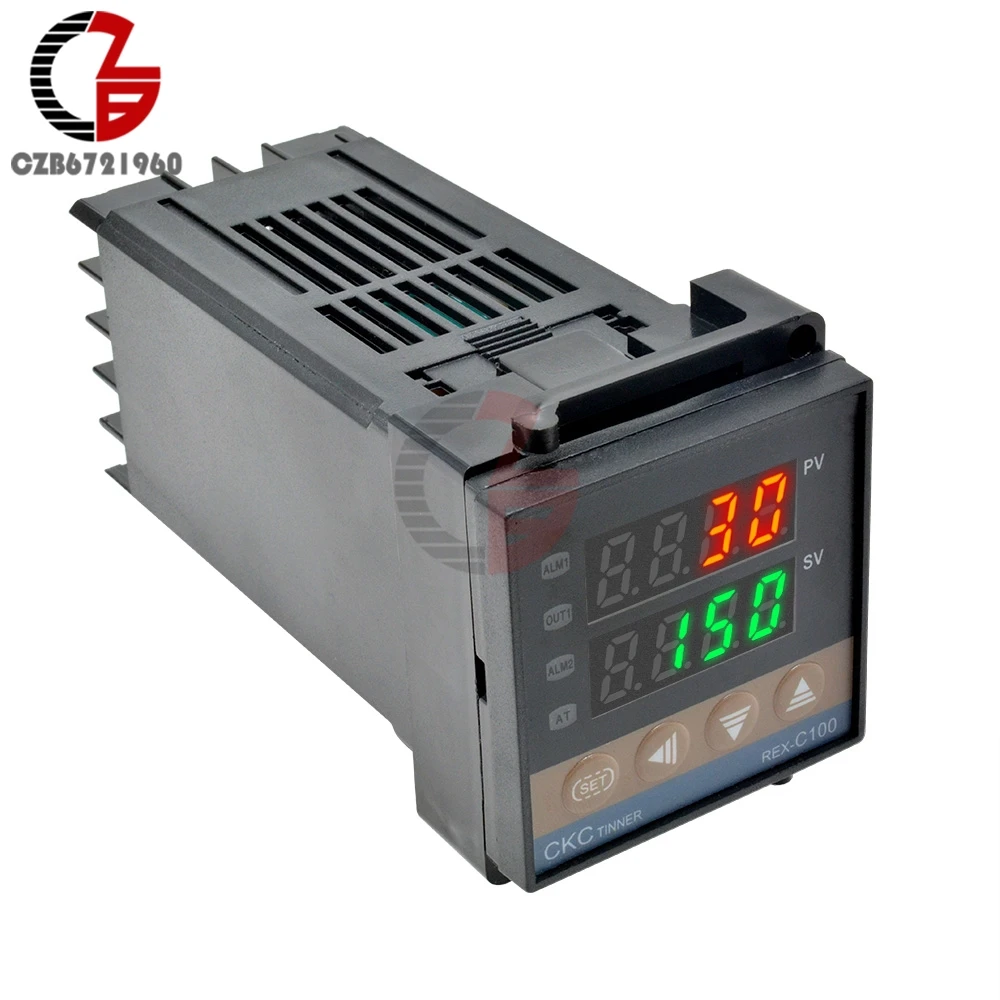 Digital PID Temperature Controller REX-C100 REX C100 Thermostat SSR Relay Output 220V for Incubator Egg Thermoregulator Switch