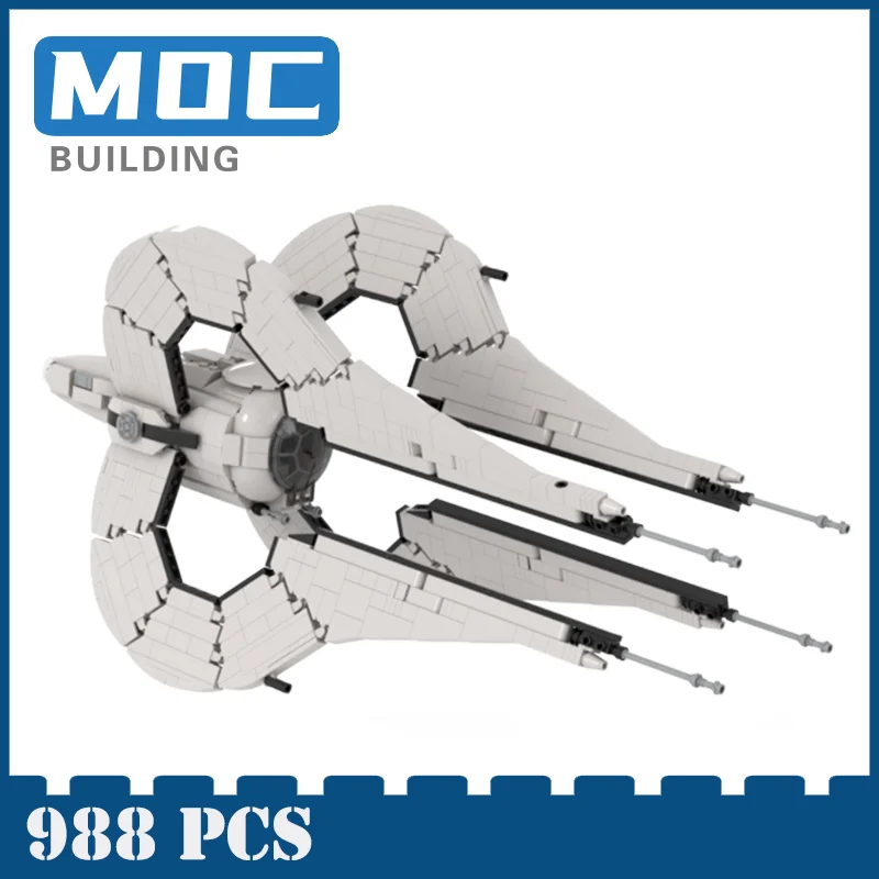 MOC Movie Star Plan UCS Chiss Nssis-class Clawcraft Spaceship Building Blocks Toys for Children Toy Kids Gifts