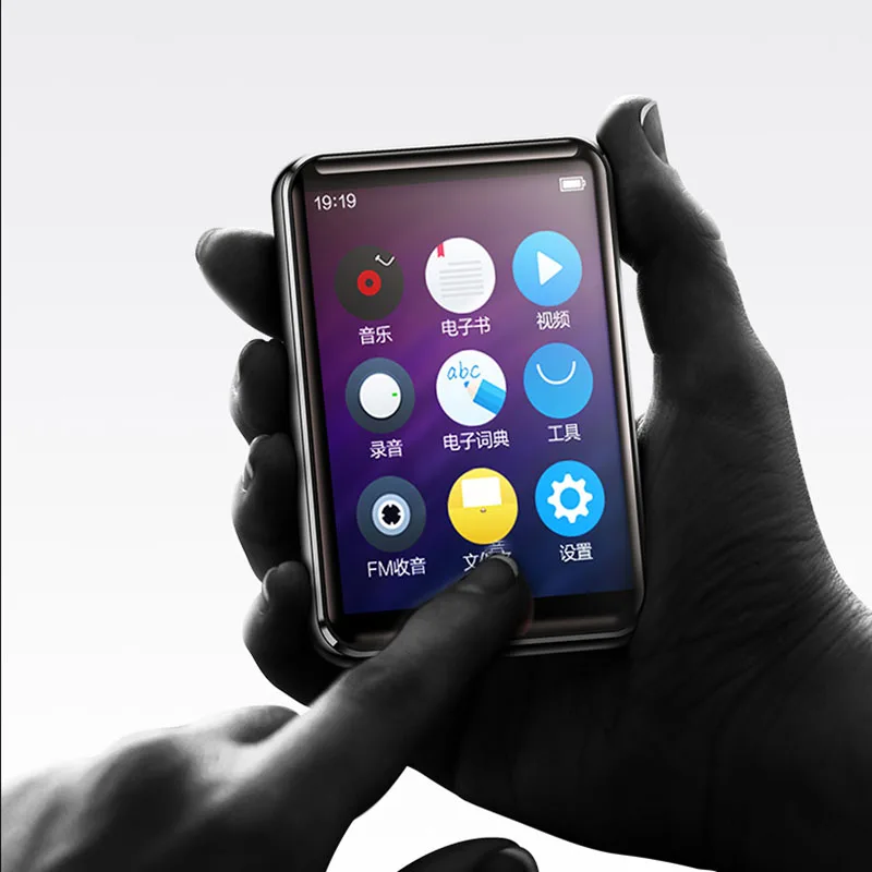 Newest Benjie X5 Bluetooth 5.0 MP3 Player Built-in Speaker Full HD 2.5inch Color Touch Screen  Lossless Music HIFI Player