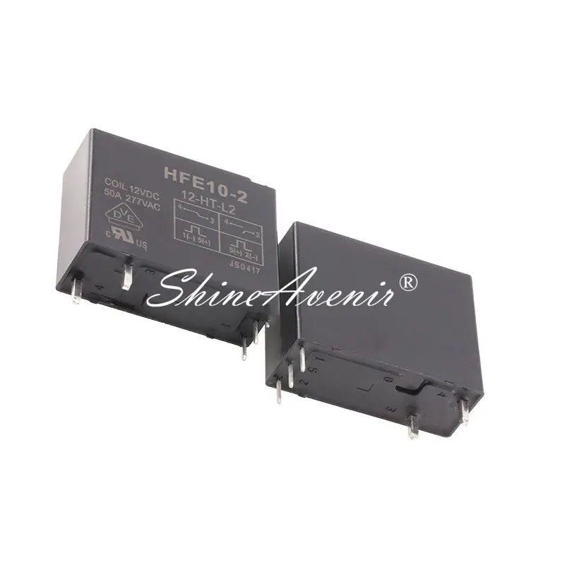 2pcs/lot Relay HFE10-2-12-HT-L2 HFE10-2-24-HT-L2 5PIN HF37F-012-1H SFD-112DM SFD-124DM 12V 24V 4PIN Original in stock