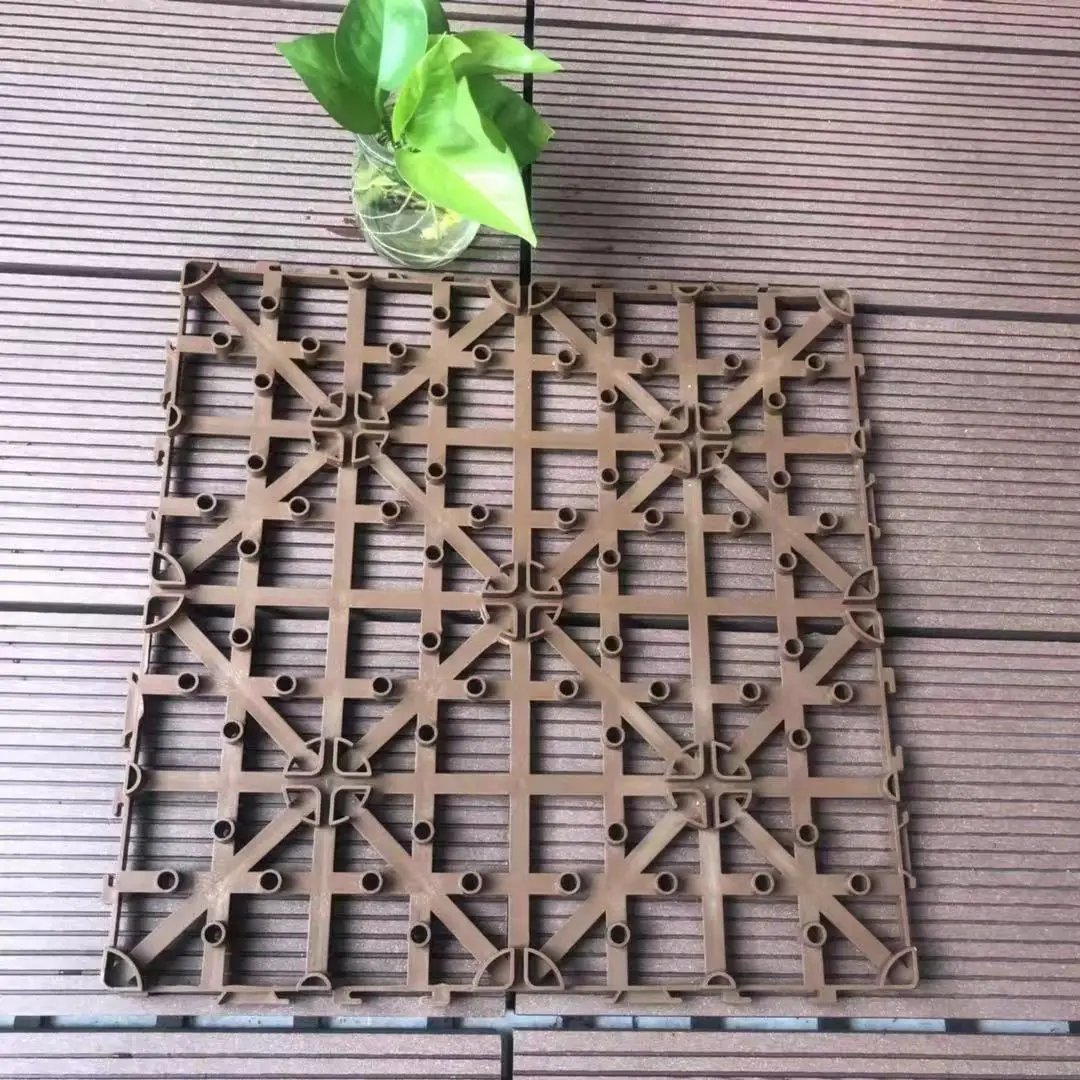 DIY outdoor floor bottom support floor mesh wood plastic floor connection accessories plastic wood floor mesh can be customized