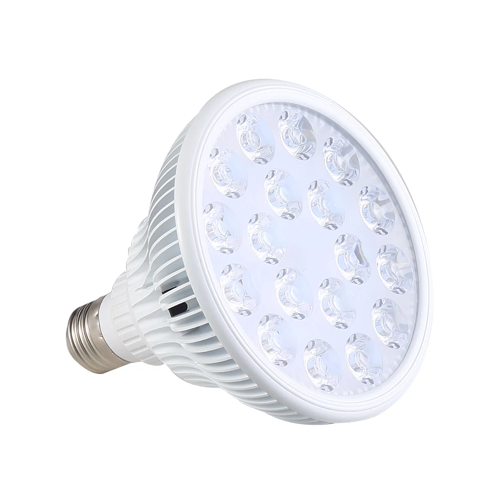 54W LED Red Light Therapy Lamp Anti-aging PAR38 Bulb 630nm 660nm Red Light Near Infrared 810nm 830nm 850nm, Red Light Grow LED