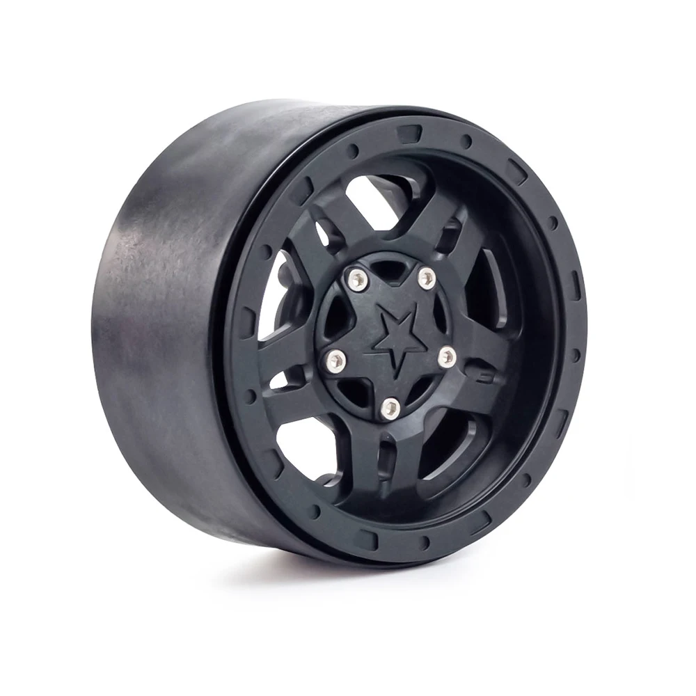 Nylon 2.2 Inch Beadlock Wheels Rim for 1/8 1/10 RC Rock Crawler Axial SCX10 Wraith YK4082 YK6101 86120 HB ZP1002 104311 KM5 CC02