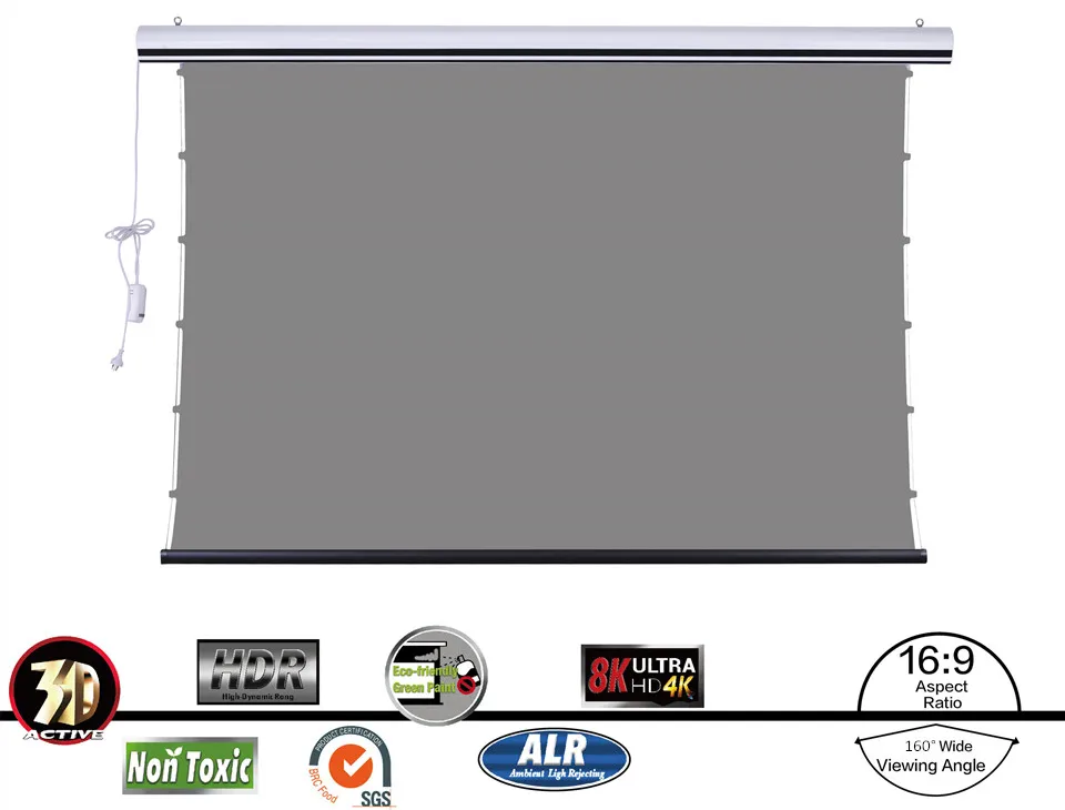 T2HALR- 16:9 Premium Umgebungs Licht Ablehnung Gespannt Bildschirme – Detail 3