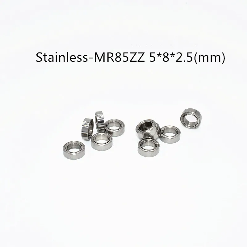 

Stainless steel bearing 10PCS SMR85ZZ 5*8*2.5(mm) antirust metal sealed High speed Mechanical equipment parts