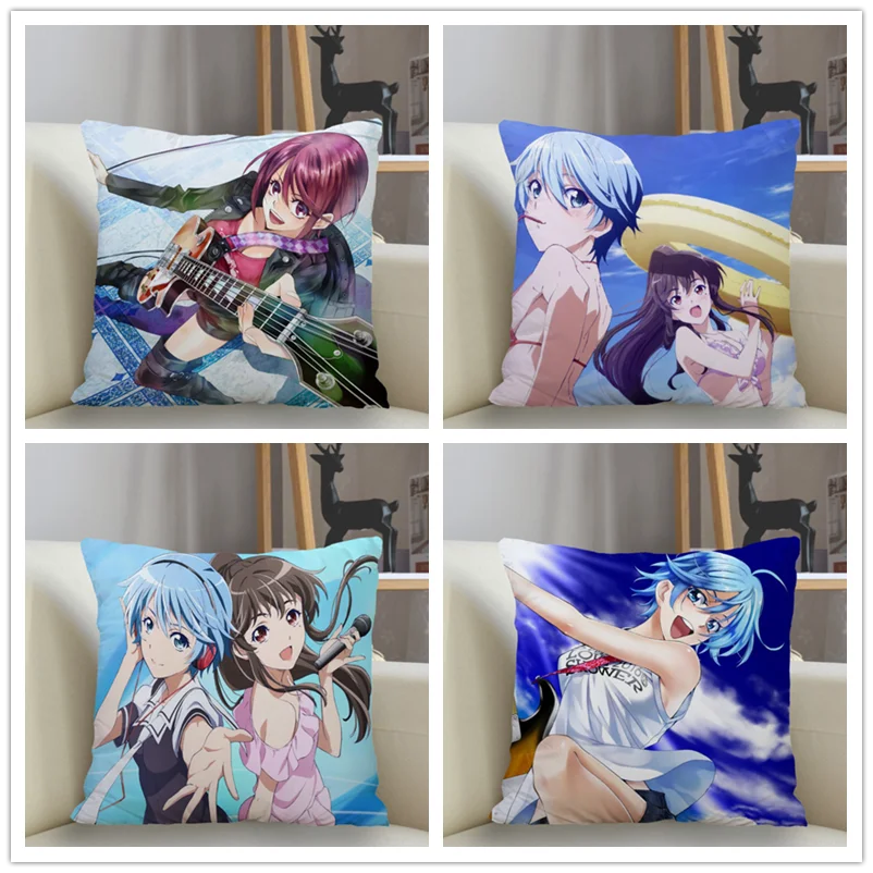 Musife Fuuka Pillowcase Custom Square Pillow Cover Case Zipper Pillowcase 35*35,40*40,45*45cm Drop Shipping